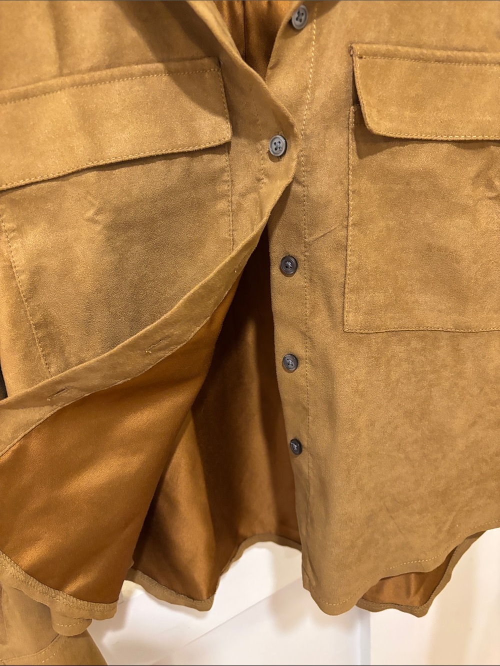 Banana Republic Caramel Brown Shirt Jacket - Picture 6 of 6